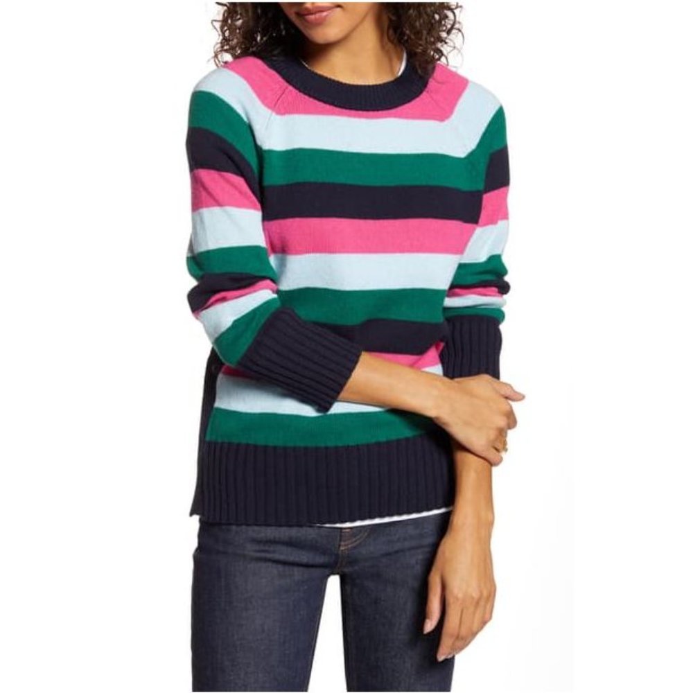 1901 Striped Side Button Pullover Sweater sz S NEW - Picture 14 of 15